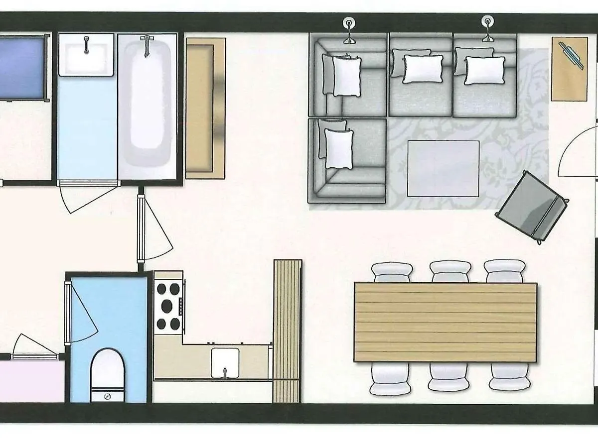 Apartment Duplex Renove 4 Pieces, 6 Pers., 2 Balcons, Casier A Skis, Menage Inclus - Fr-1-291-791 Valmorel